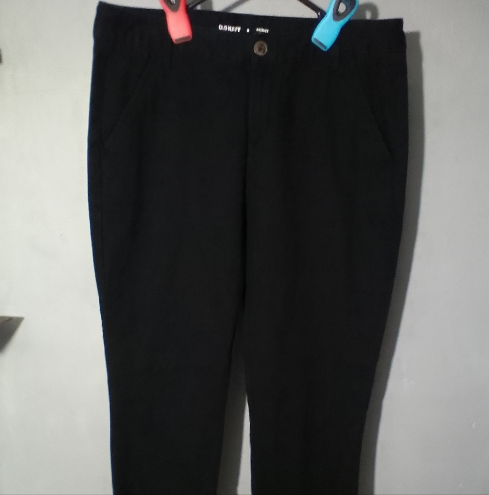 Old Navy Dark Straight Leg Trousers